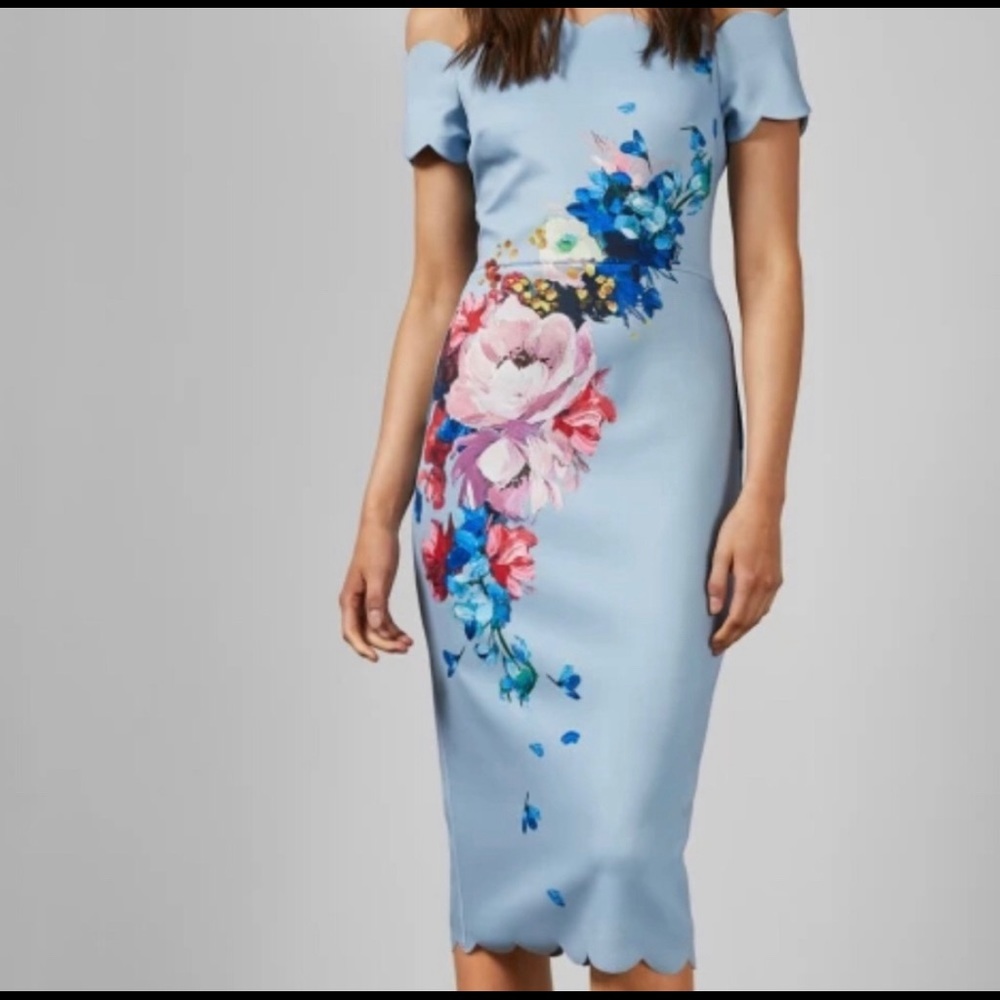 Ted Baker Floral Bodycon Dress